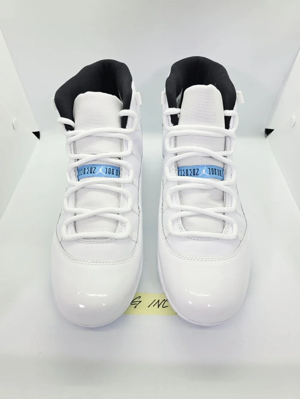 Nike Air Jordan 11 Retro Mid TD Football Cleat White Blue HM7324-104 Men sz 10.5